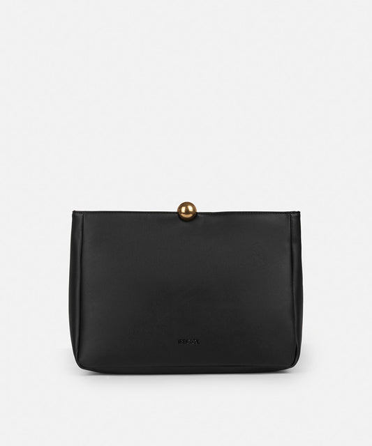 Leather-Effect Clutch