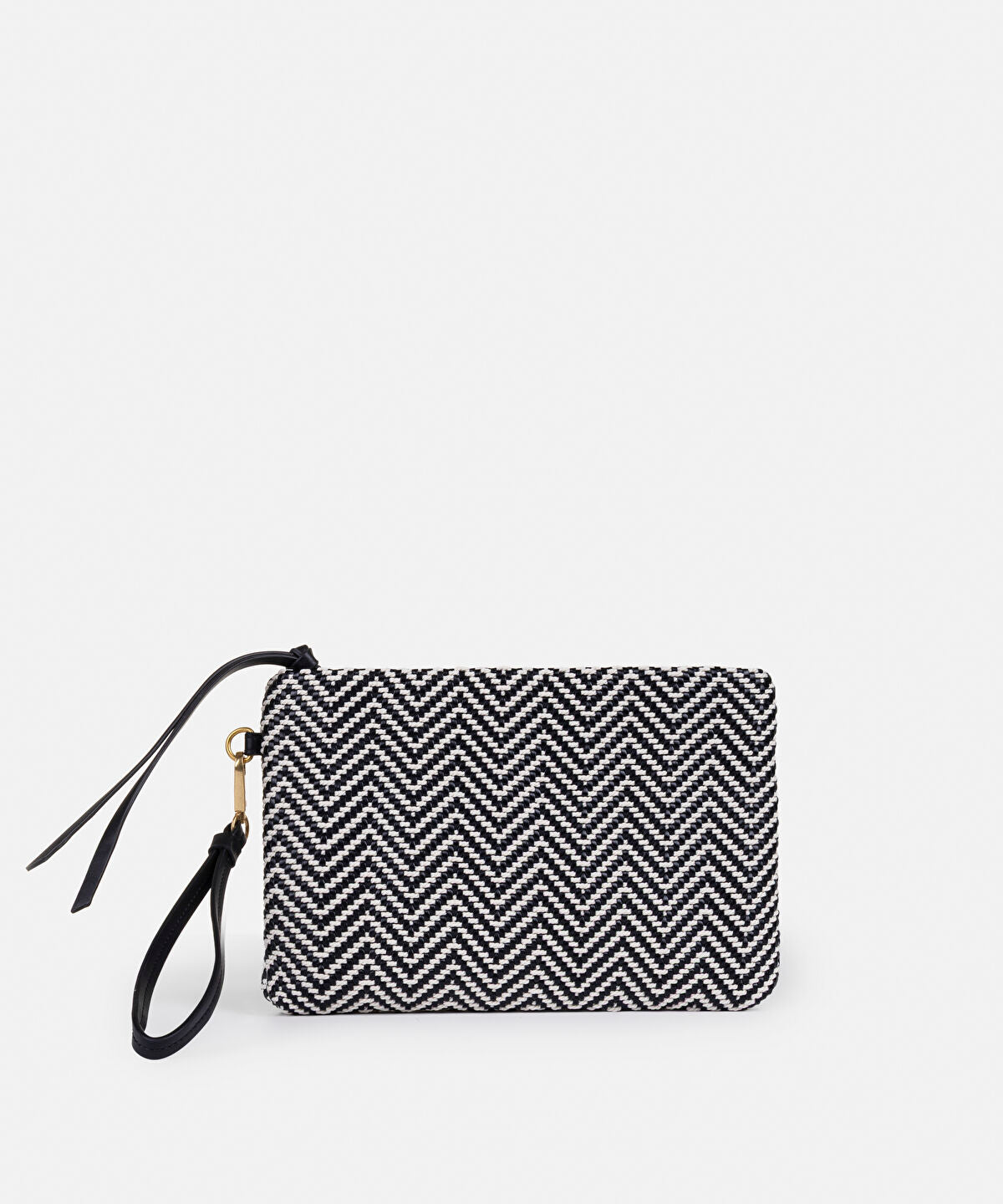Zoomed Woven Clutch