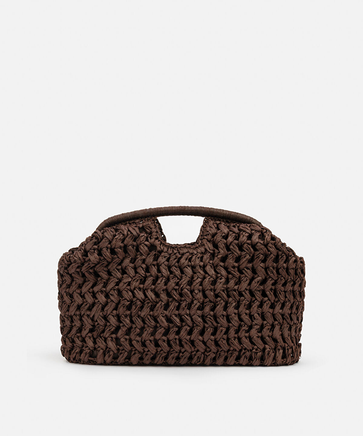 Zoomed Straw Effect Clutch