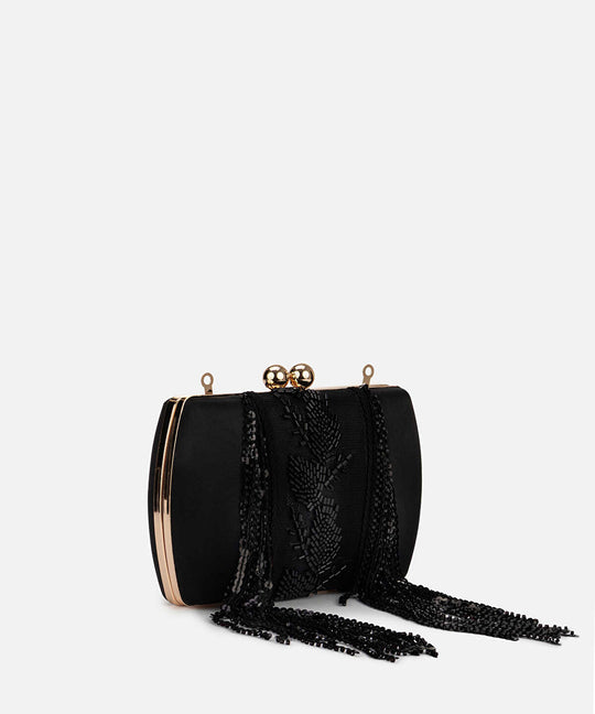 Beaded Dangle Clutch