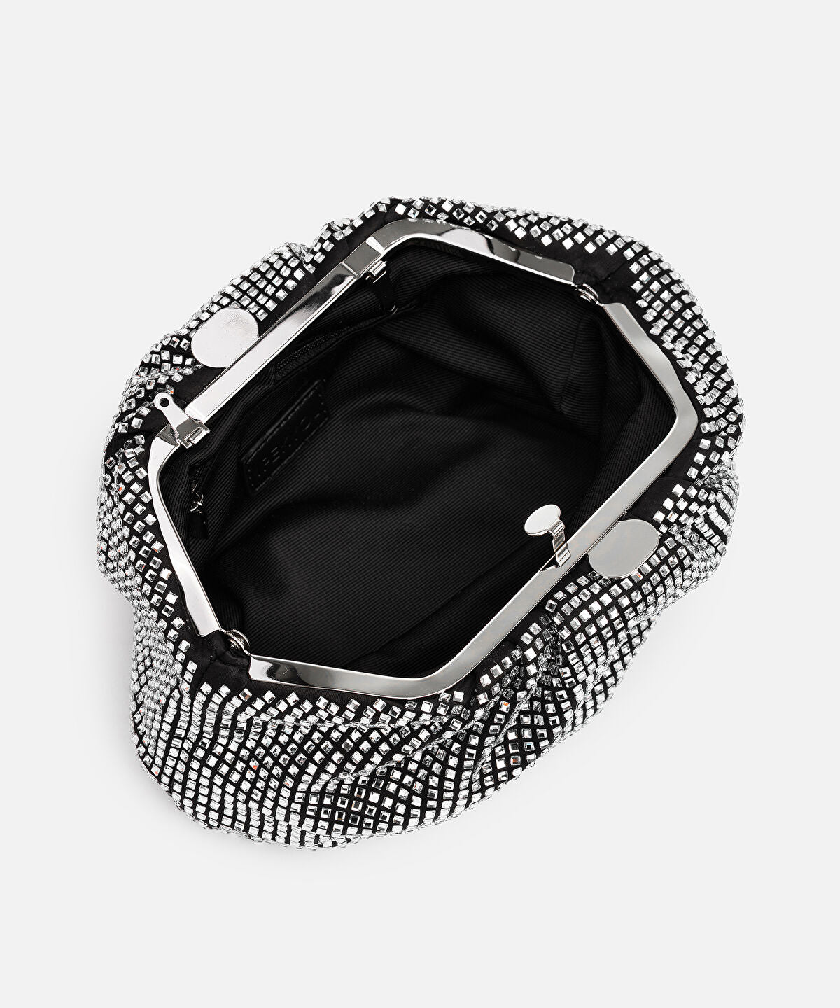 Rhinestone Clutch with Detachable Strap