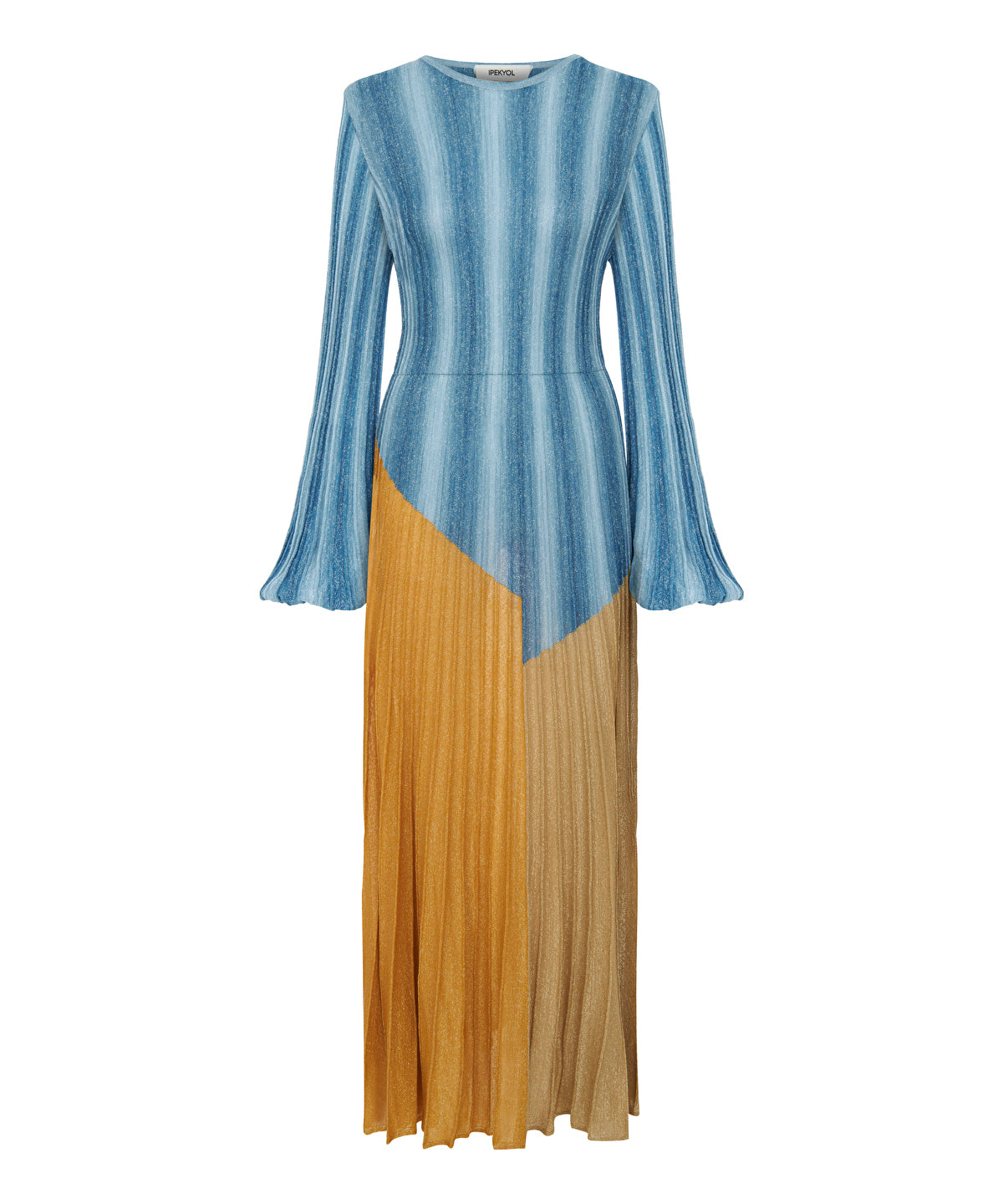 Zoomed Color Block Knit Dress