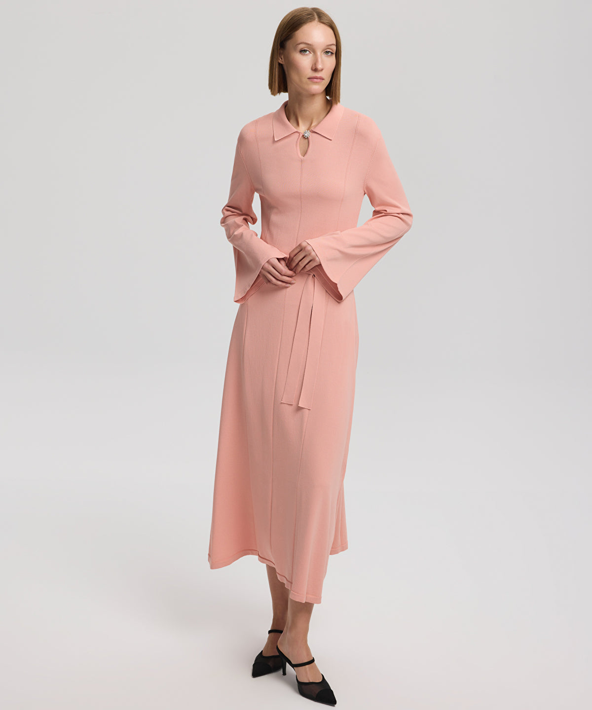 Zoomed Belted Dress