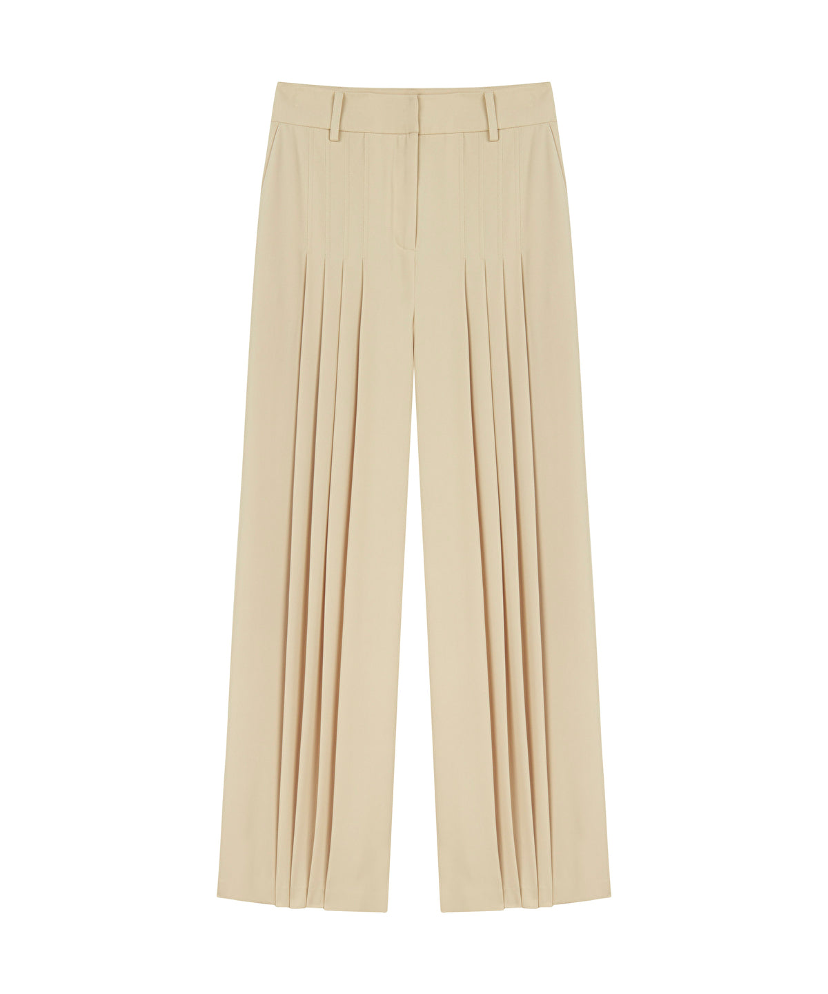 Zoomed Pleated Trousers