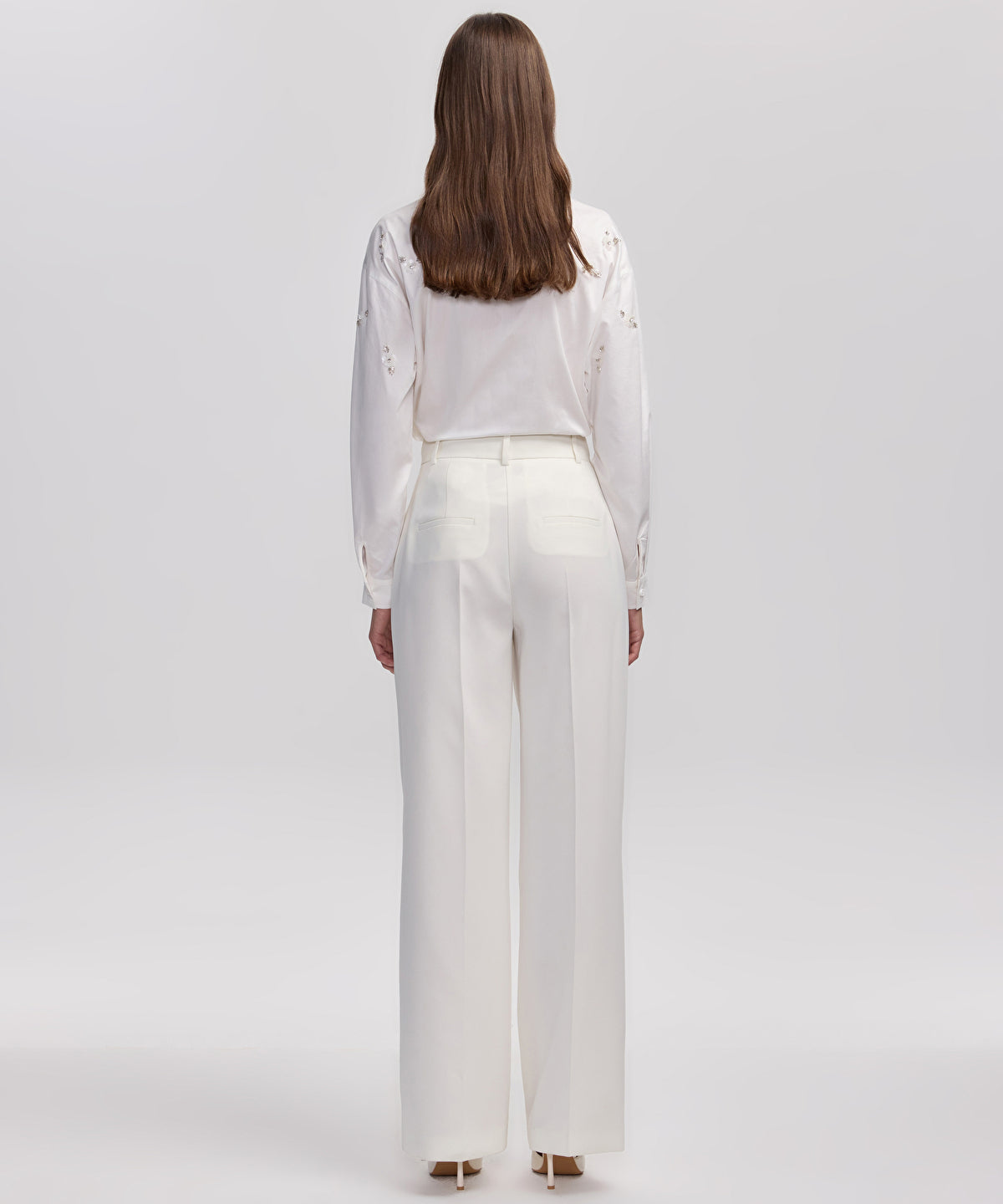 Zoomed Wide-Leg Trousers