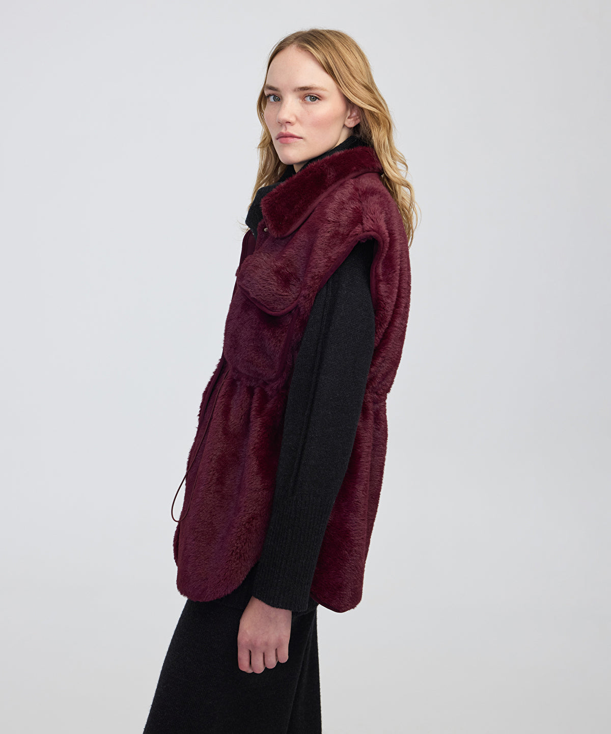 Zoomed Faux Fur Vest