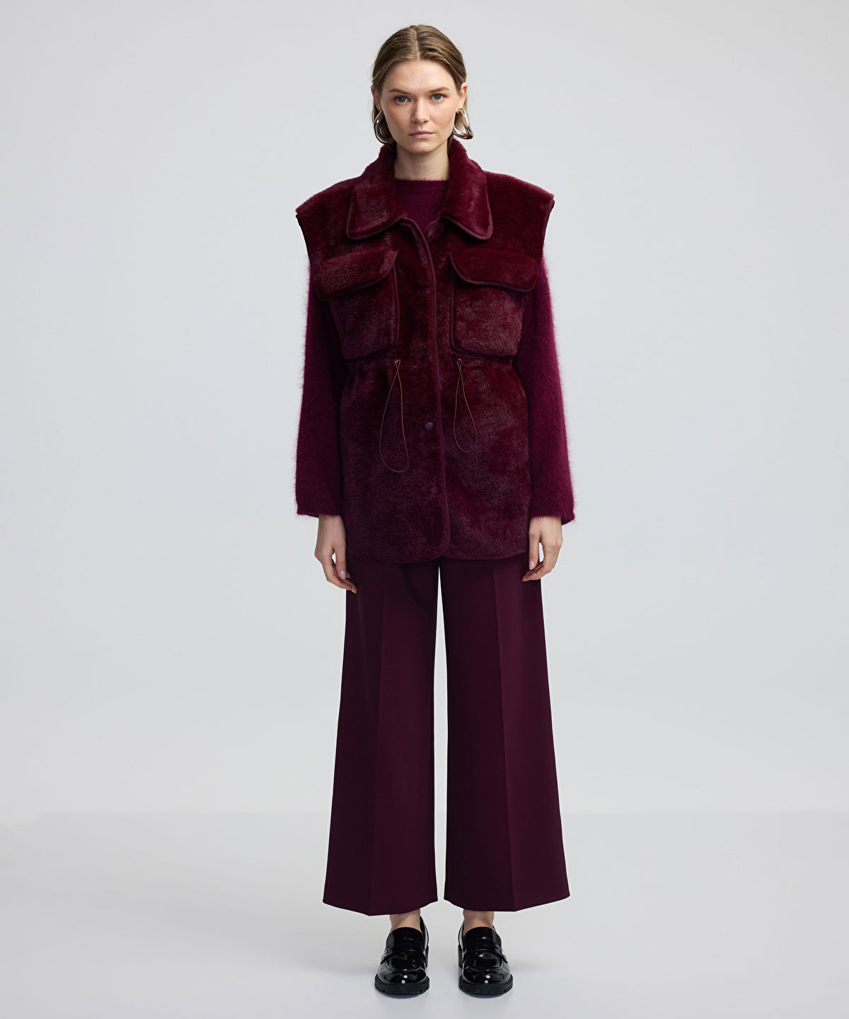 Zoomed Faux Fur Vest