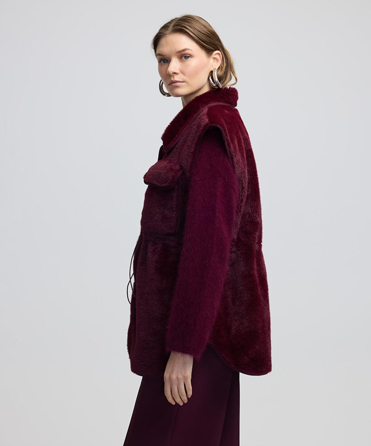 Zoomed Faux Fur Vest