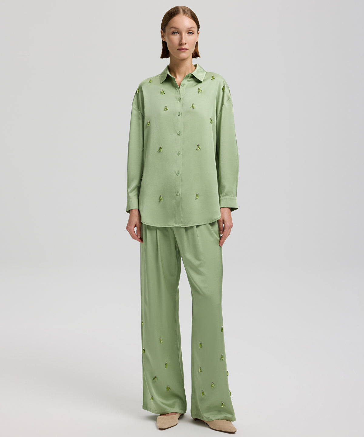 Zoomed Embroidered Shirt