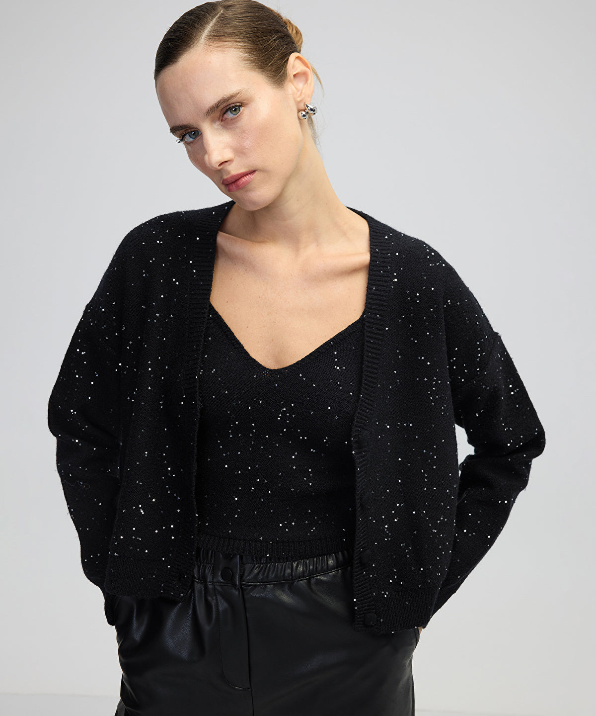 Embellished Knit Cardigan