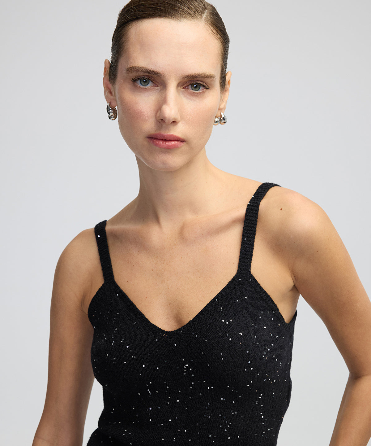 Embellished Knit Top