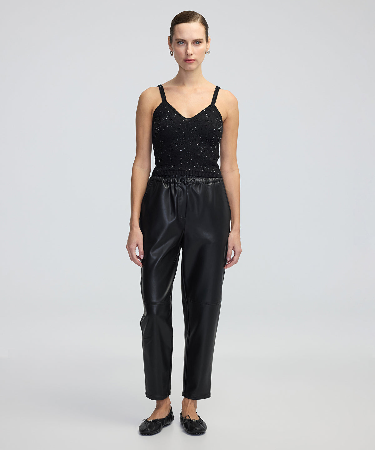 Zoomed Embellished Knit Top