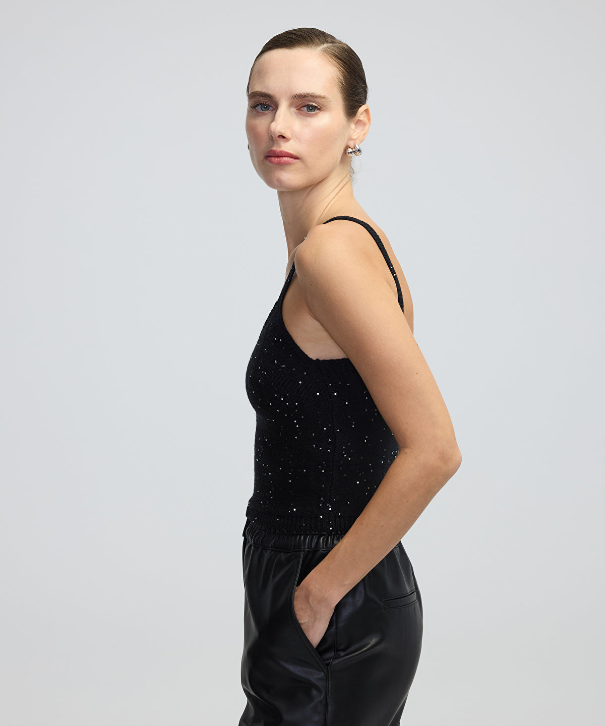 Embellished Knit Top