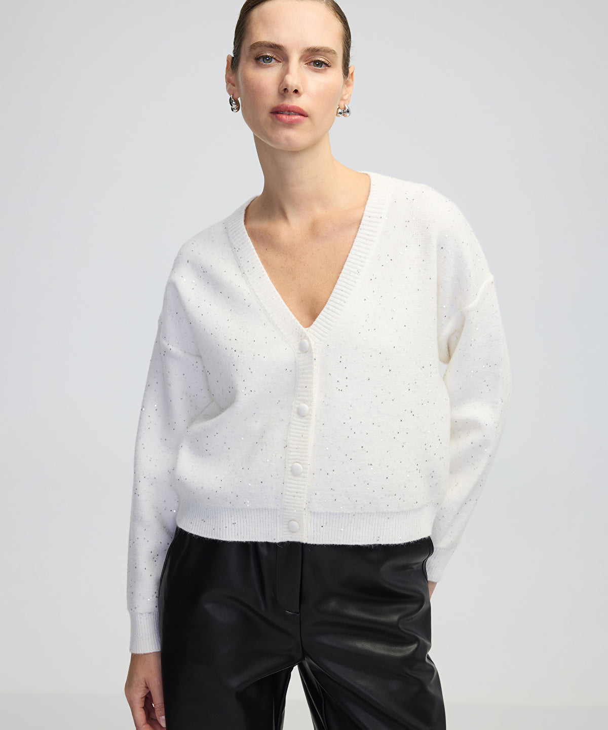 Embellished Knit Top