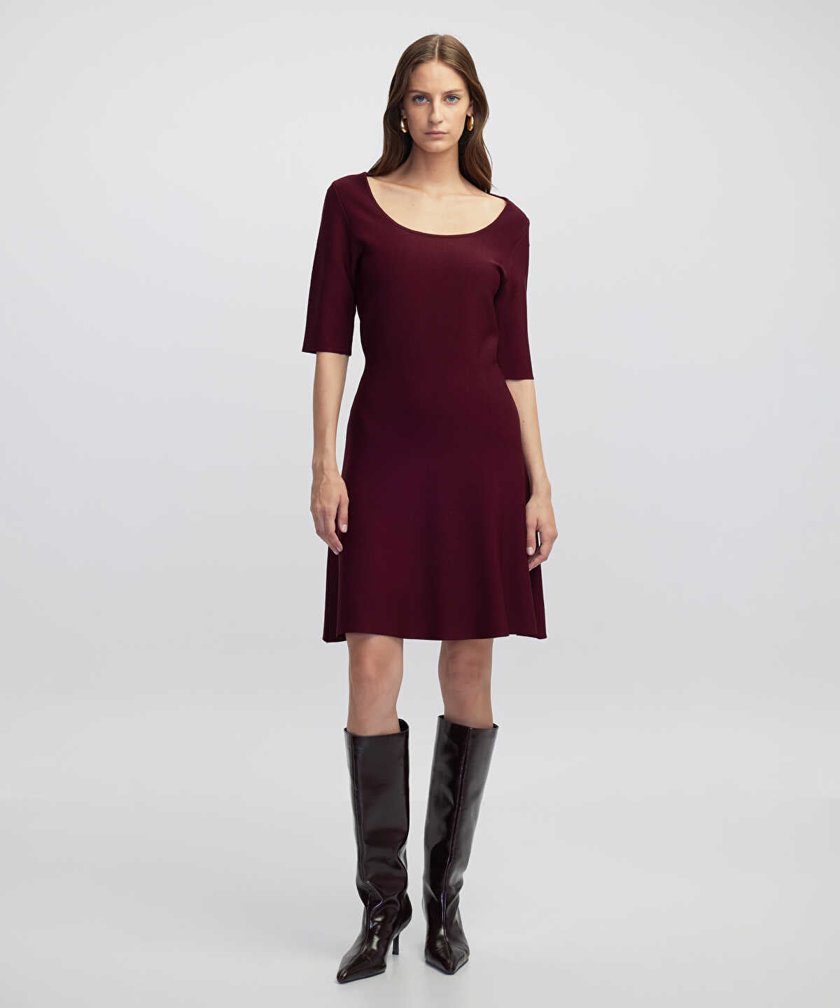 A-Line Knit Dress