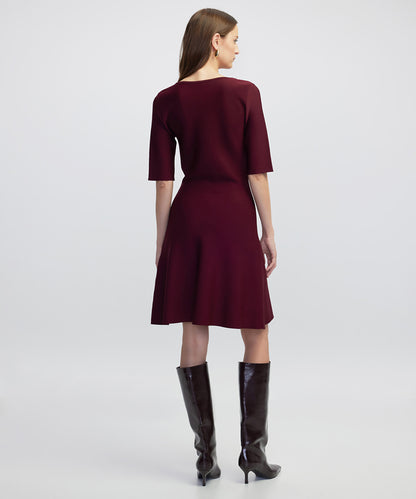 A-Line Crew Knit Dress