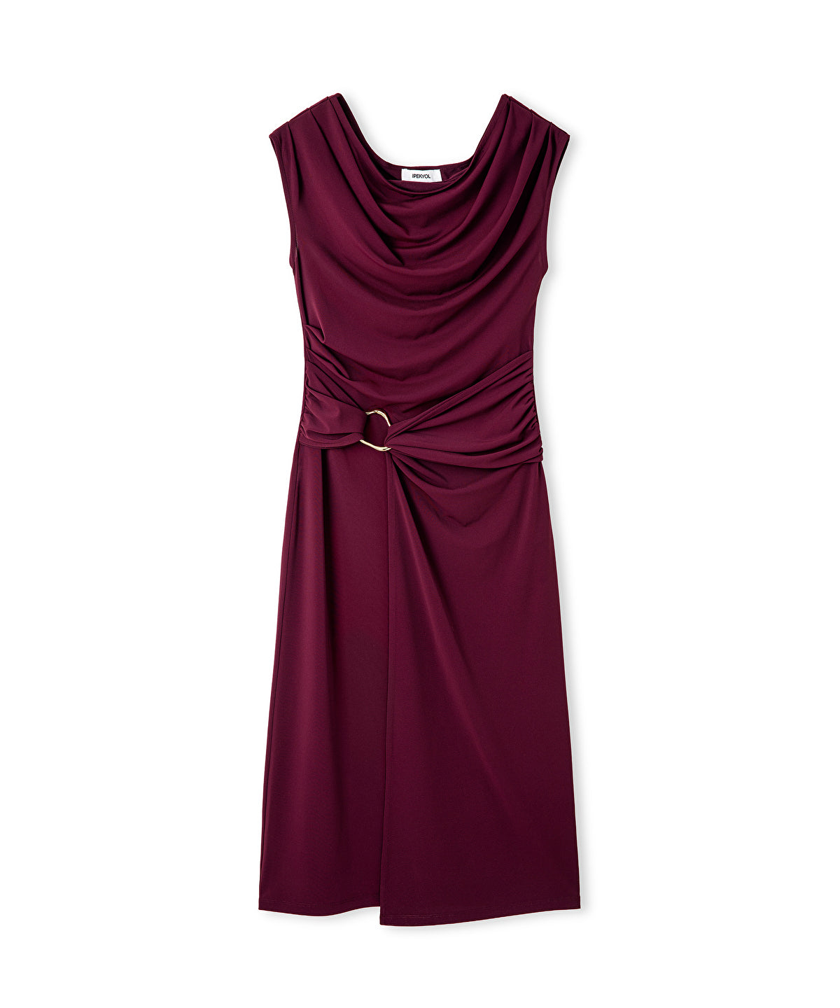 Zoomed Dress with Buckle