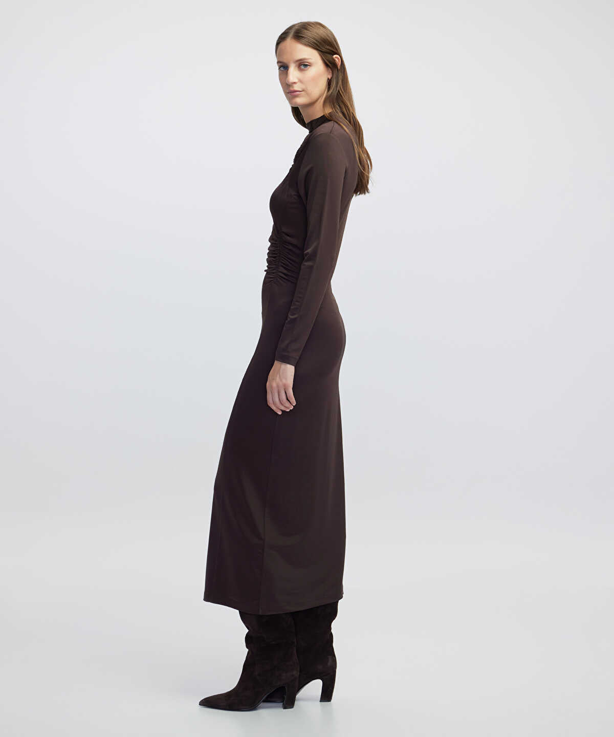 Draped Cutout Dress