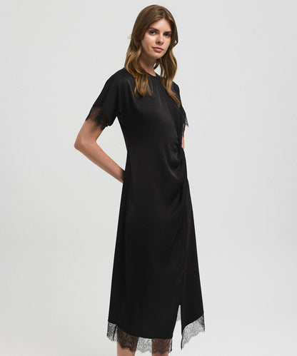 Lace-Trimmed Dress