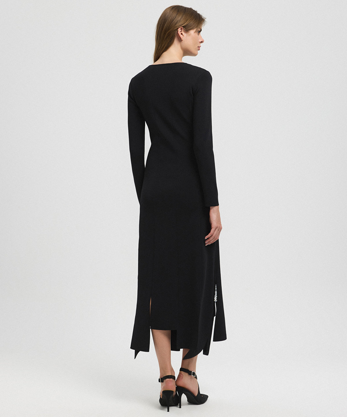 Zoomed Embellished Knit Dress