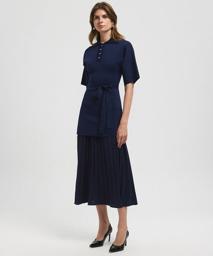 Layered Pleated Dress