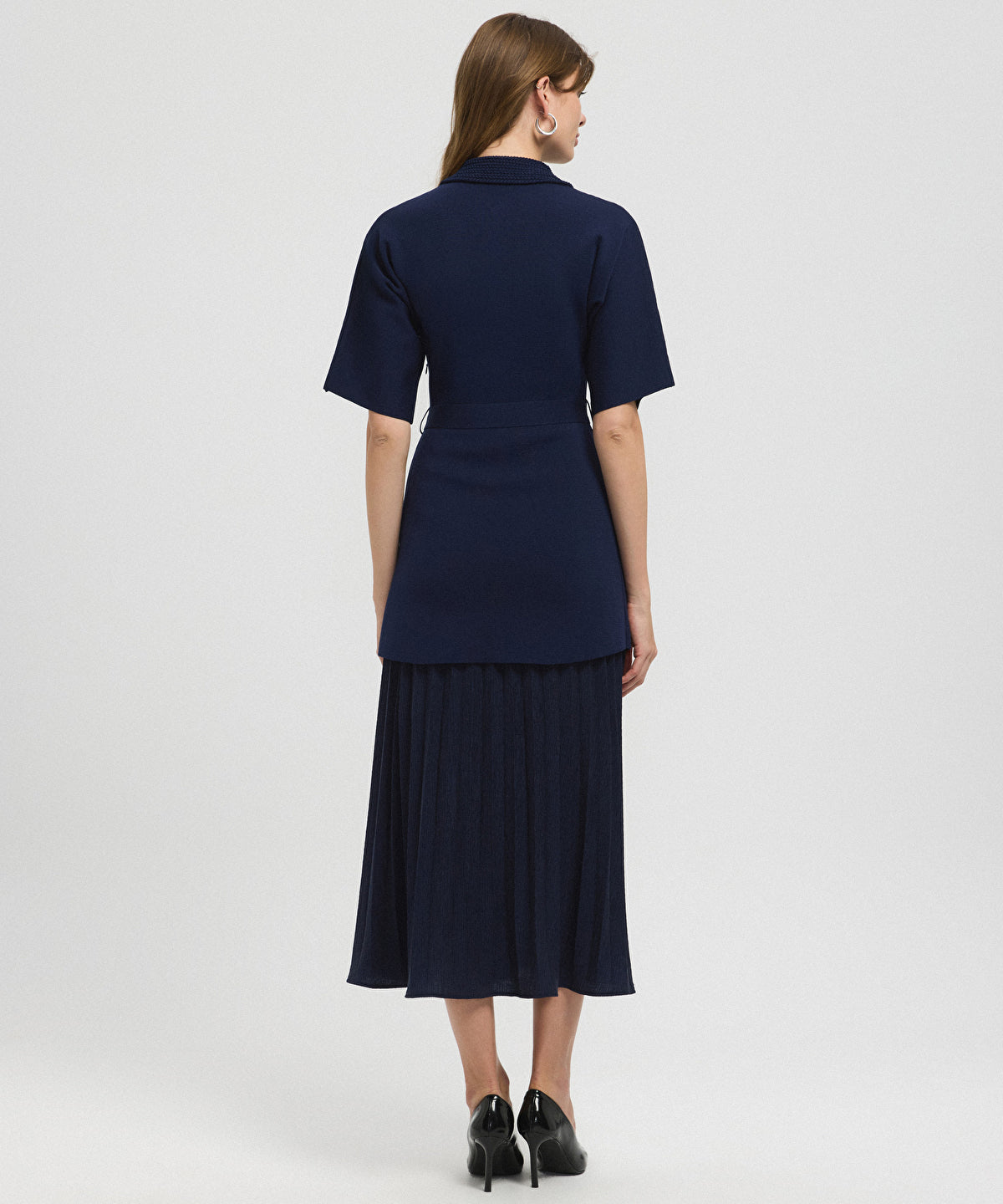 Layered Pleated Dress