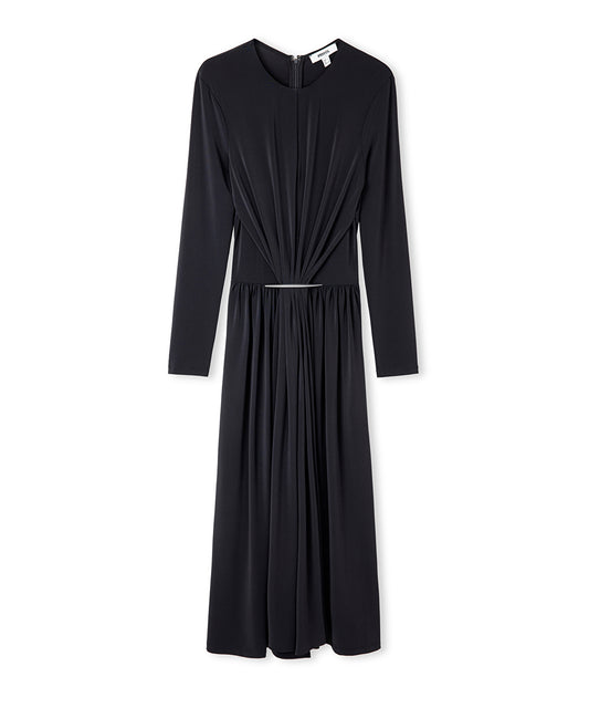 Gathered Jersey Dress