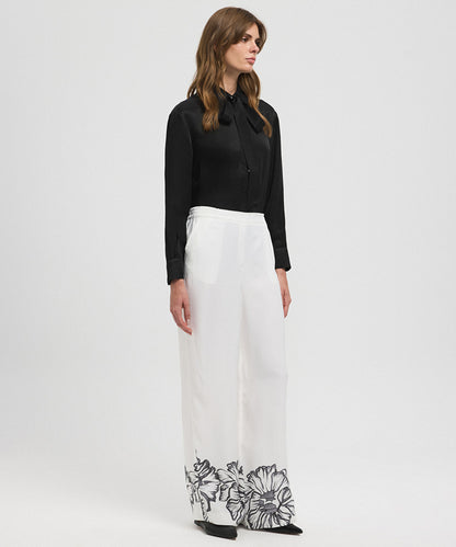 Floral Print Trousers
