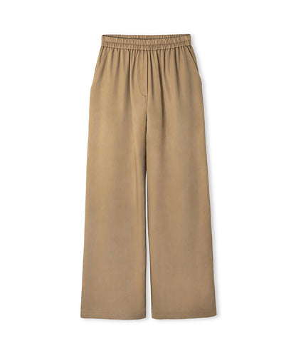 Elastic Waist Viscose Trousers