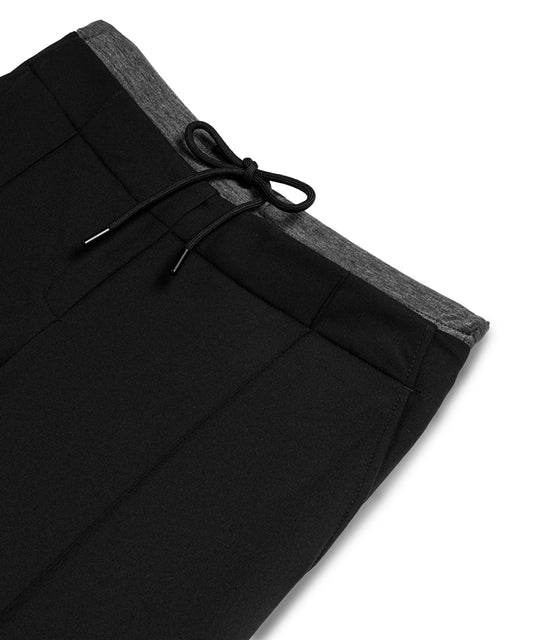 Color-Block Contrast Waist Trousers