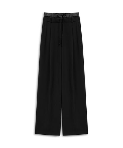 Double Waist Wide Leg Trousers
