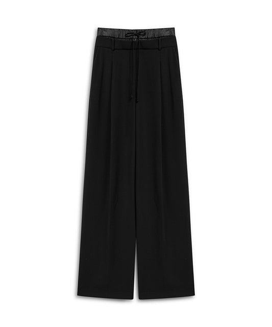 Double Waist Wide Leg Trousers