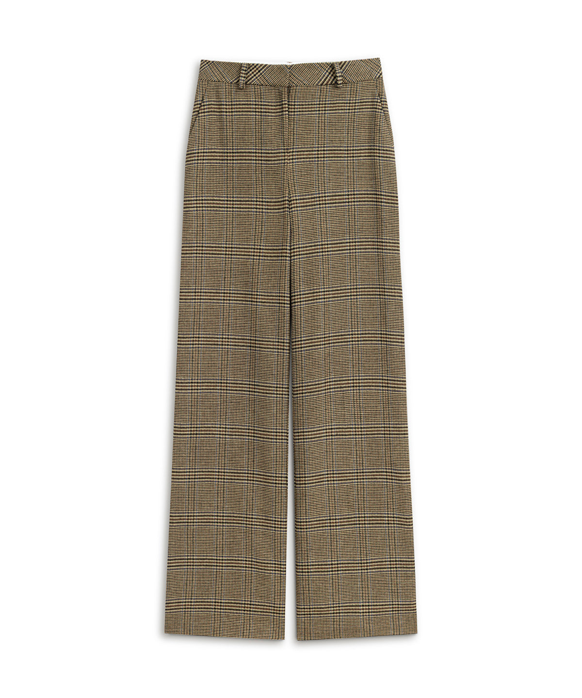 Zoomed Plaid Trousers