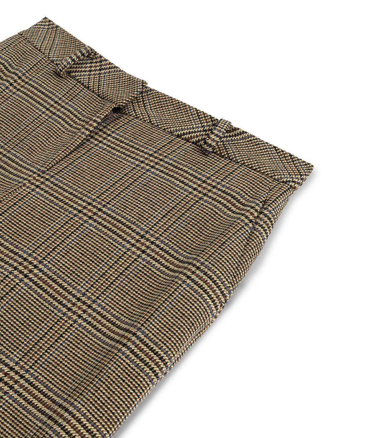 Zoomed Plaid Trousers