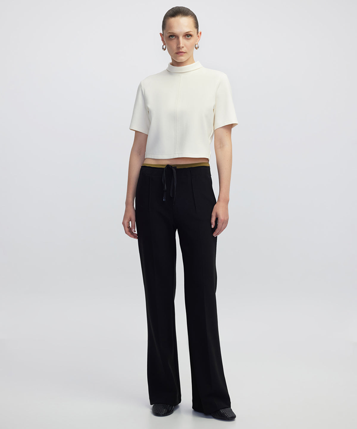 Contrast Waist Trousers