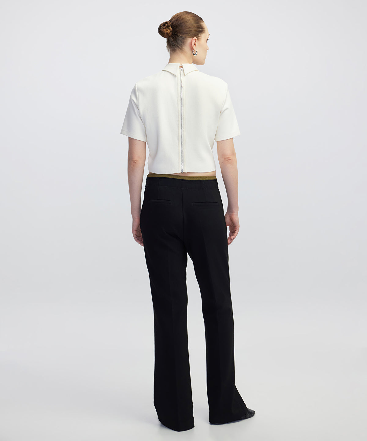 Contrast Waist Trousers