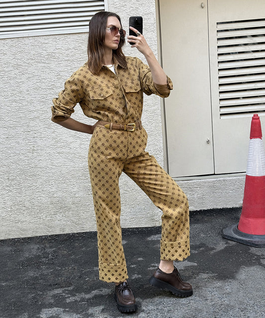 Monogram Jacquard Trousers