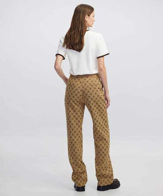 Monogram Jacquard Trousers