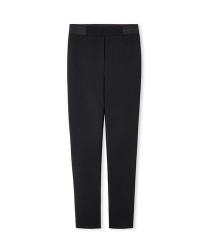 Elastic Waist Skinny Trousers