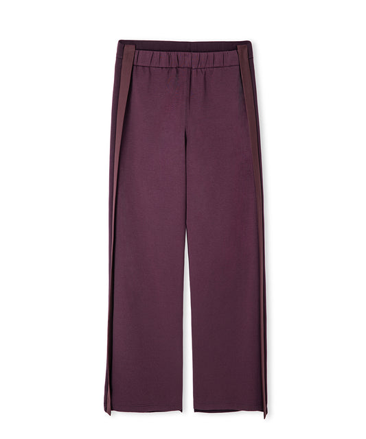 Color-Block Wide-Leg Trousers