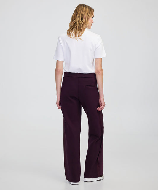 Color-Block Wide-Leg Trousers