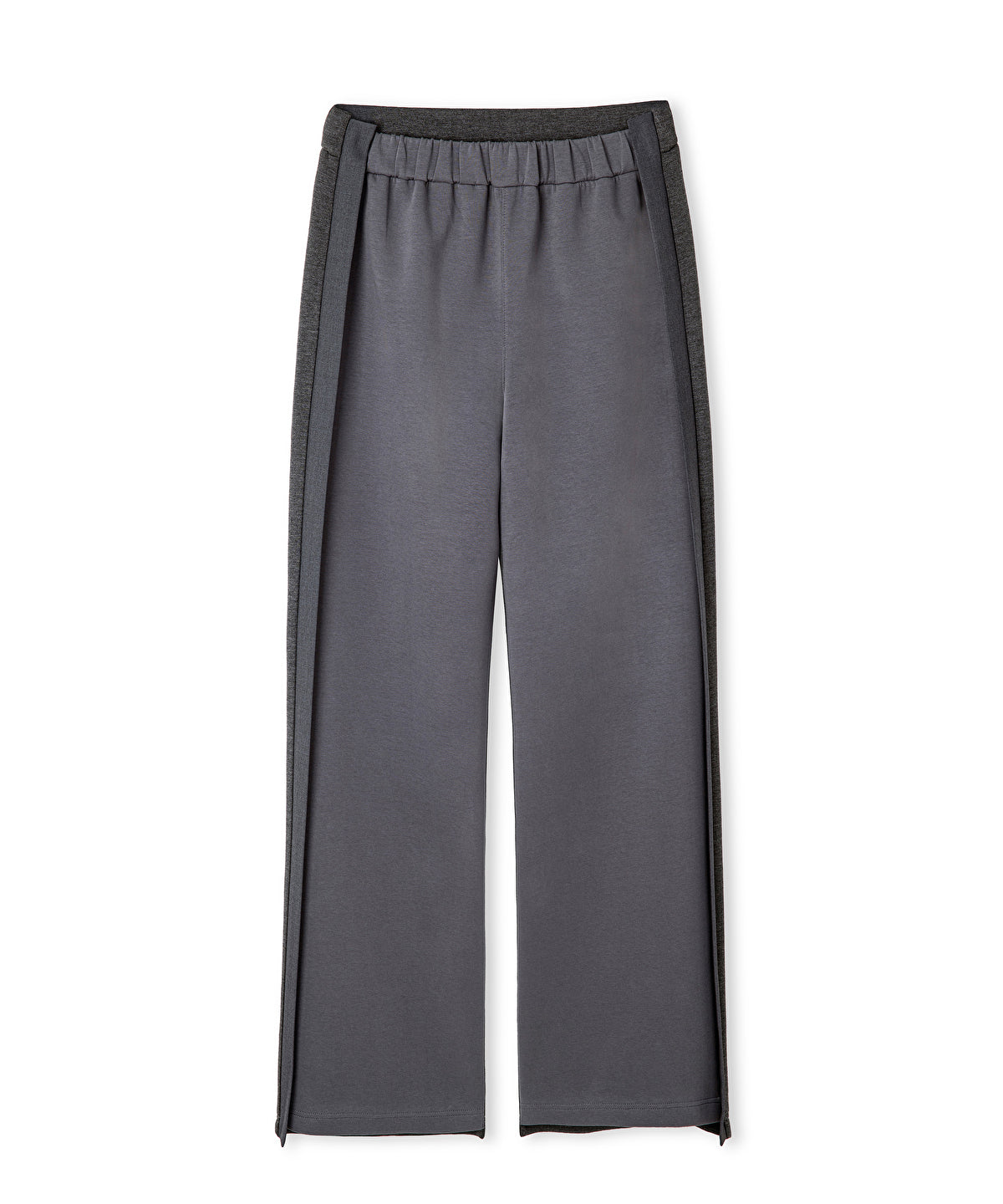 Color-Block Wide-Leg Trousers