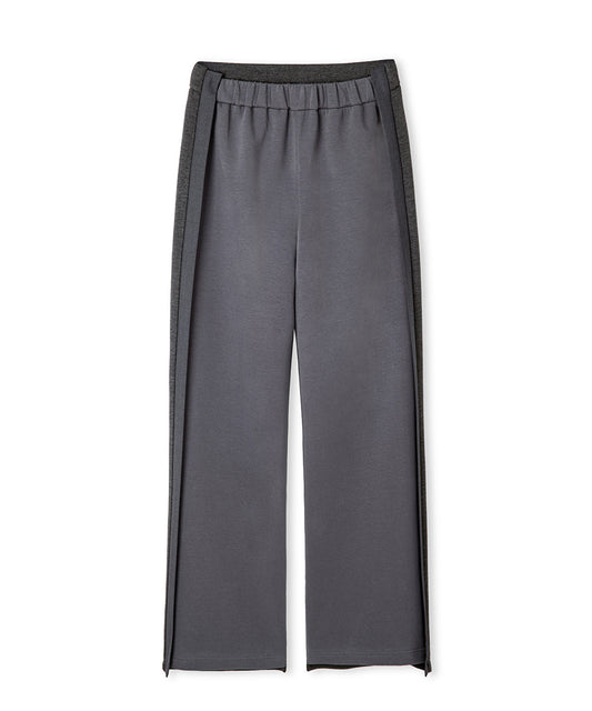 Color-Block Wide-Leg Trousers