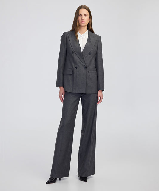 Belted Wide-Leg Trousers