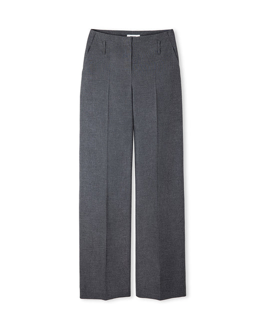 Belted Wide-Leg Trousers