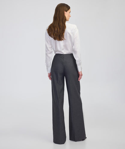 Belted Wide-Leg Trousers