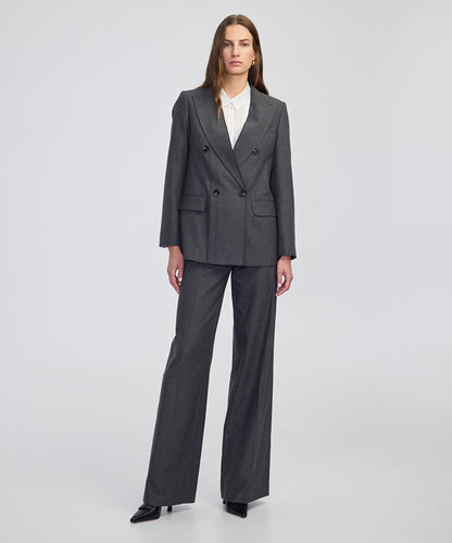 Belted Wide-Leg Trousers