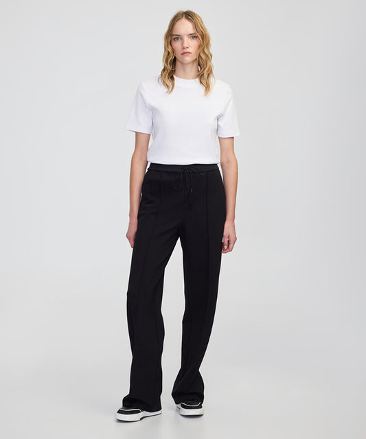 Mixed Wide-Leg Trousers