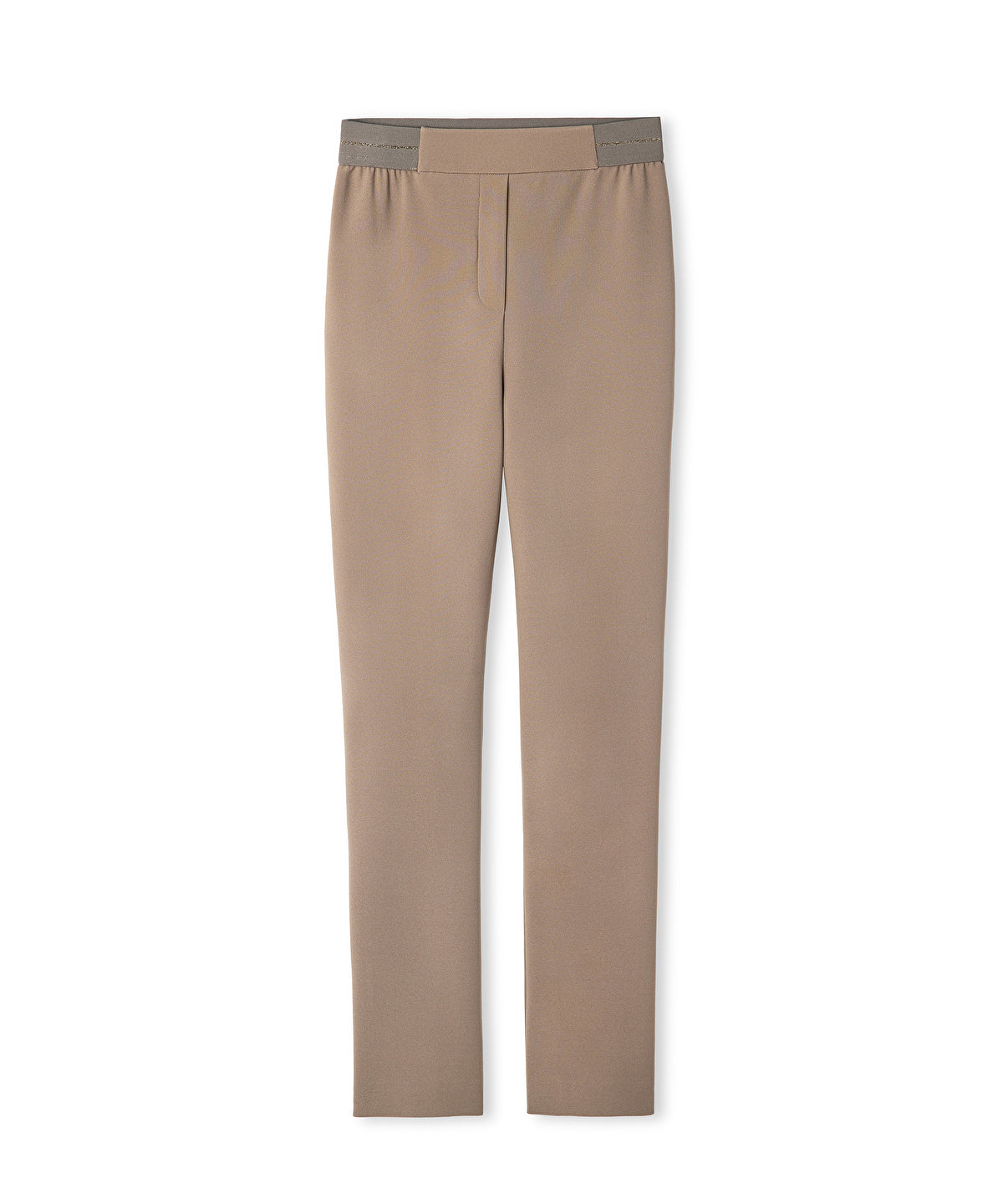 Metallic Stripe Skinny Trousers