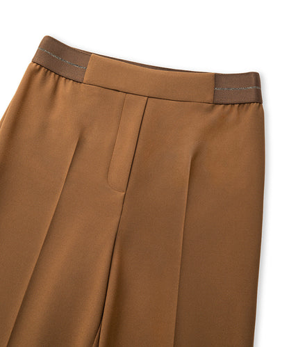 Metallic Stripe Skinny Trousers